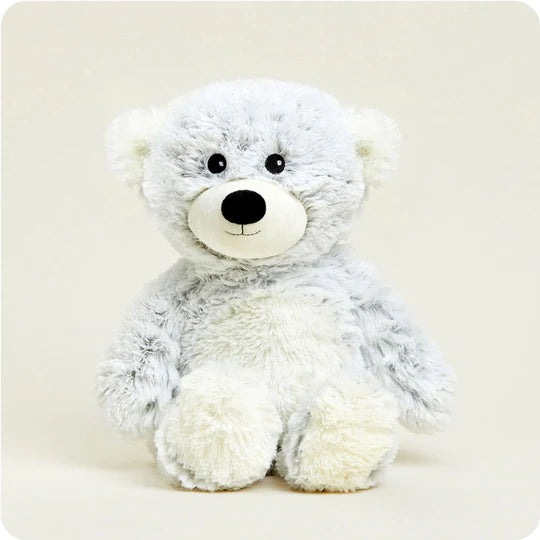 Warmies® Cozy Plush Gray Marshmallow Bear-INTELEX-Little Giant Kidz