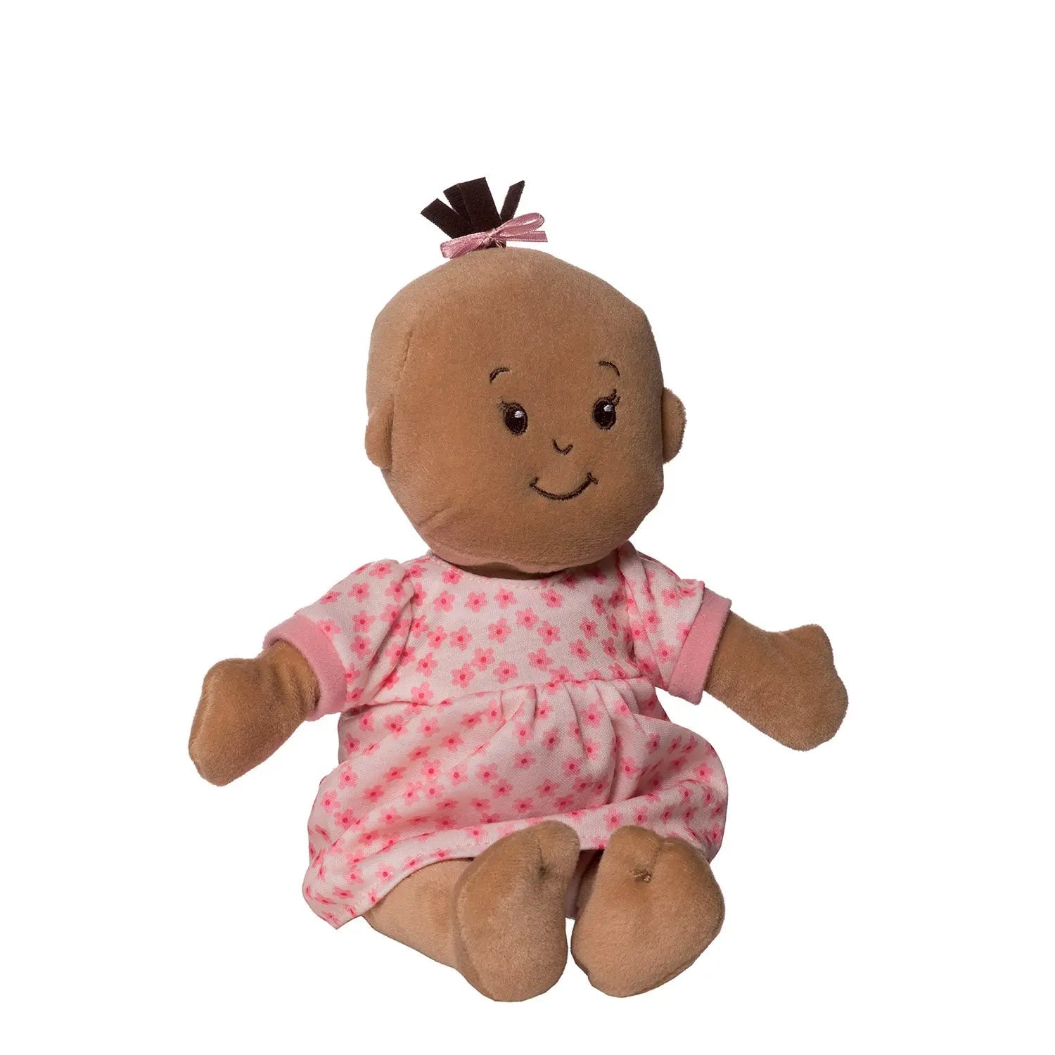 Wee Baby Stella Beige with Brown Hair Doll-MANHATTAN TOY-Little Giant Kidz