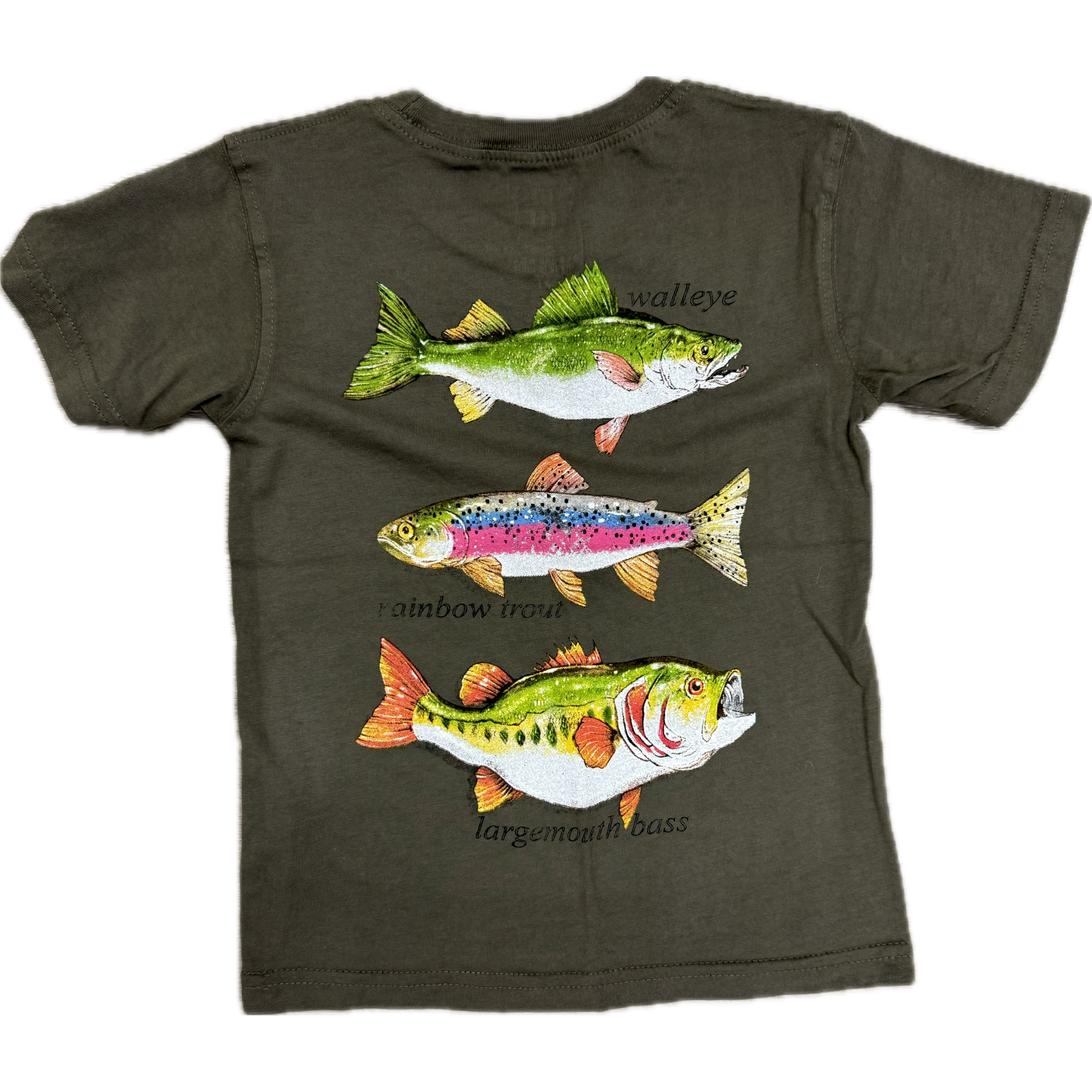 Wes & Willy Fishing Shirt- Green-WES & WILLY-Little Giant Kidz