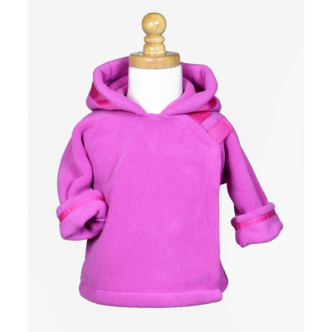 Widgeon Warmplus Fleece Favorite Jacket, Wrap Close, Hood - Bright Pink-SARA'S PRINTS-Little Giant Kidz
