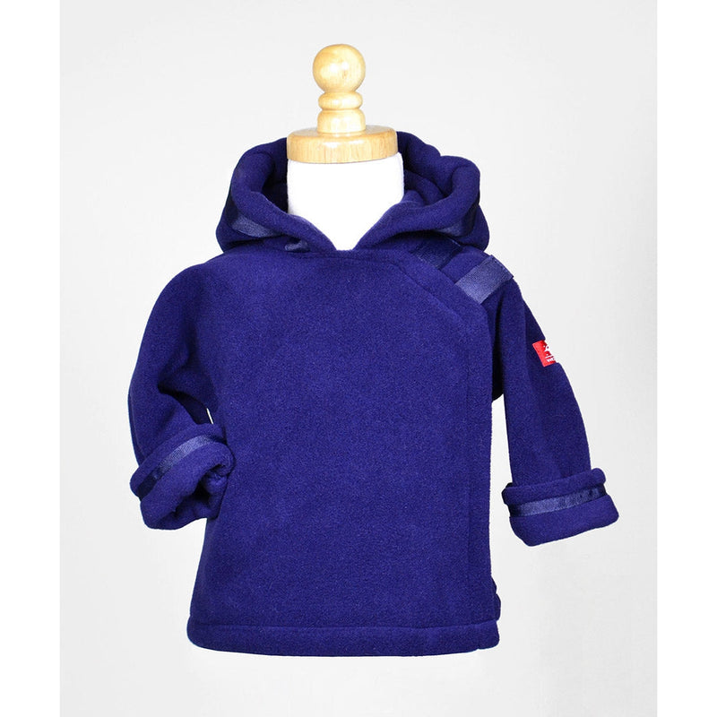 Widgeon Warmplus Fleece Favorite Jacket, Wrap Close, Hood - Navy-SARA'S PRINTS-Little Giant Kidz
