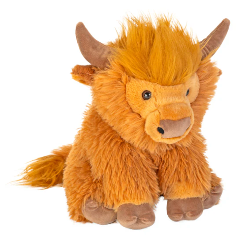 Wild Republic Cuddlekins Highland Cow Stuffed Animal - 12"-Wild Republic-Little Giant Kidz