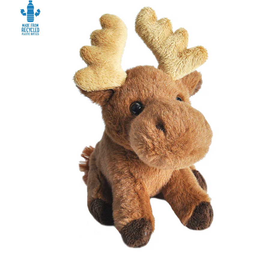 Wild Republic Pocketkins Eco Moose - 5"-Wild Republic-Little Giant Kidz