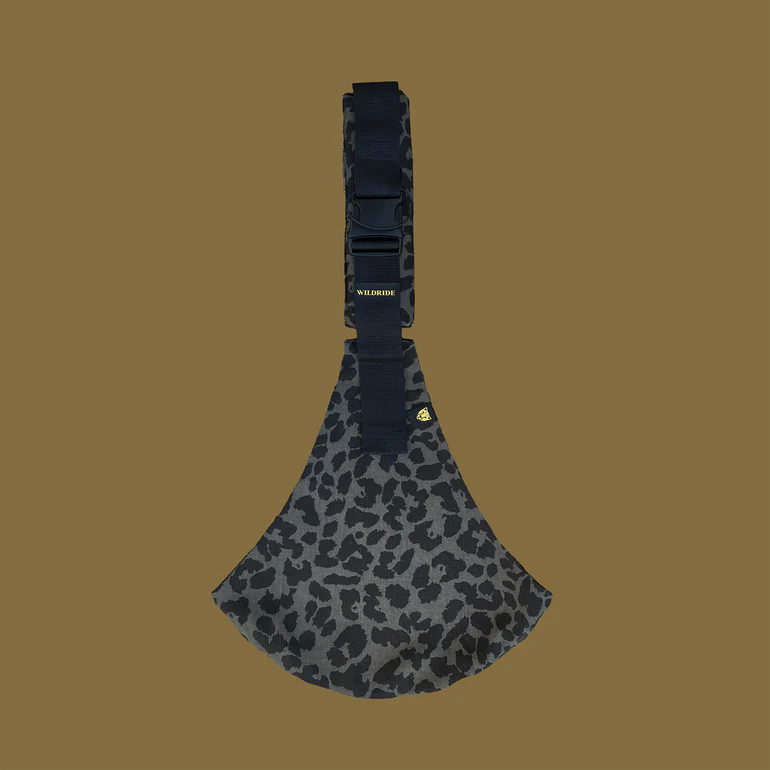 Wildride Baby Carrier- Leopard Print Grey-WILDRIDE-Little Giant Kidz