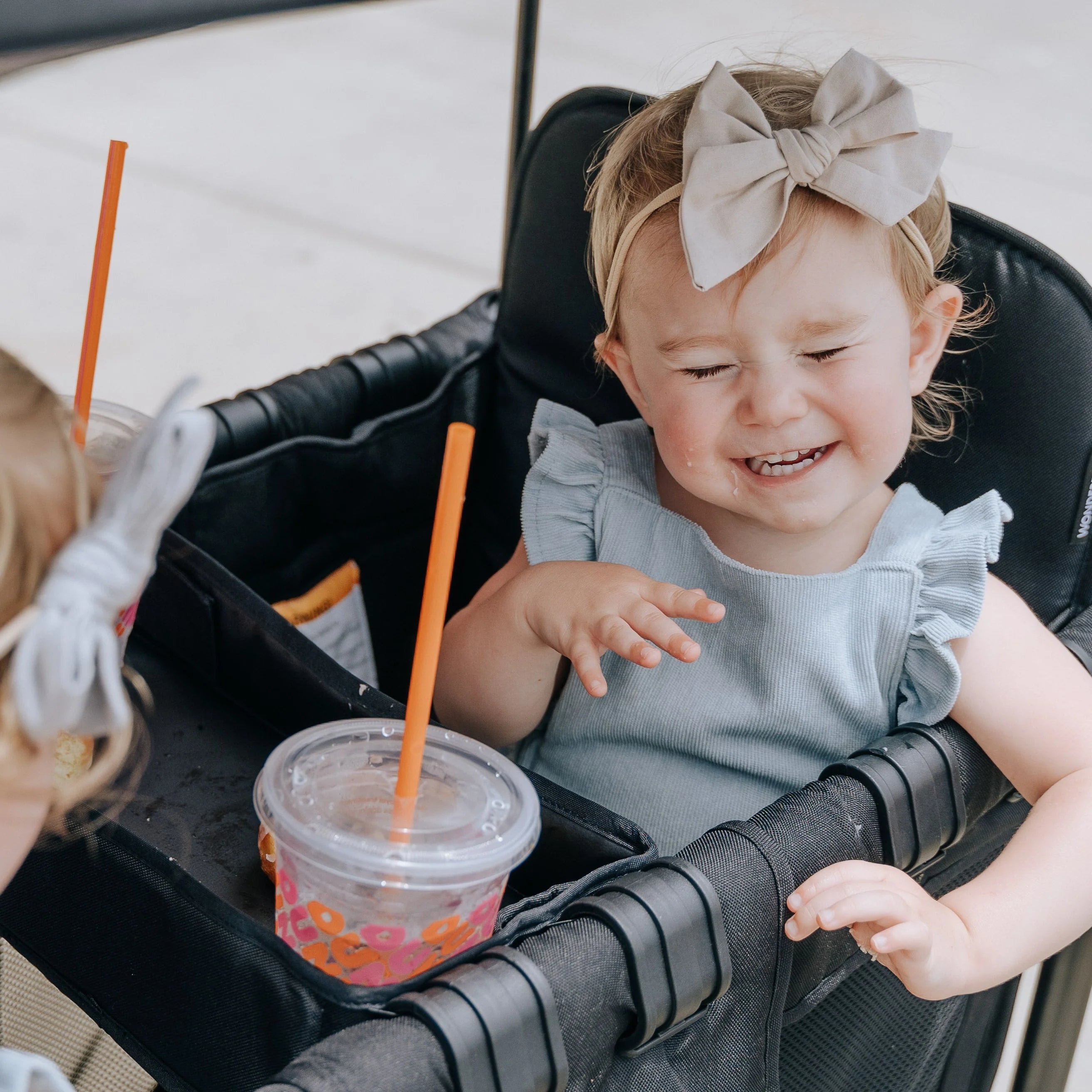 Wonderfold Double Sided Snack/Activity Tray with 4 Cup Holders | W Series-WONDERFOLD-Little Giant Kidz