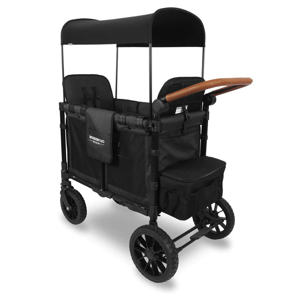Wonderfold W2 Luxe Stroller Wagon - Volcanic Black-WONDERFOLD-Little Giant Kidz