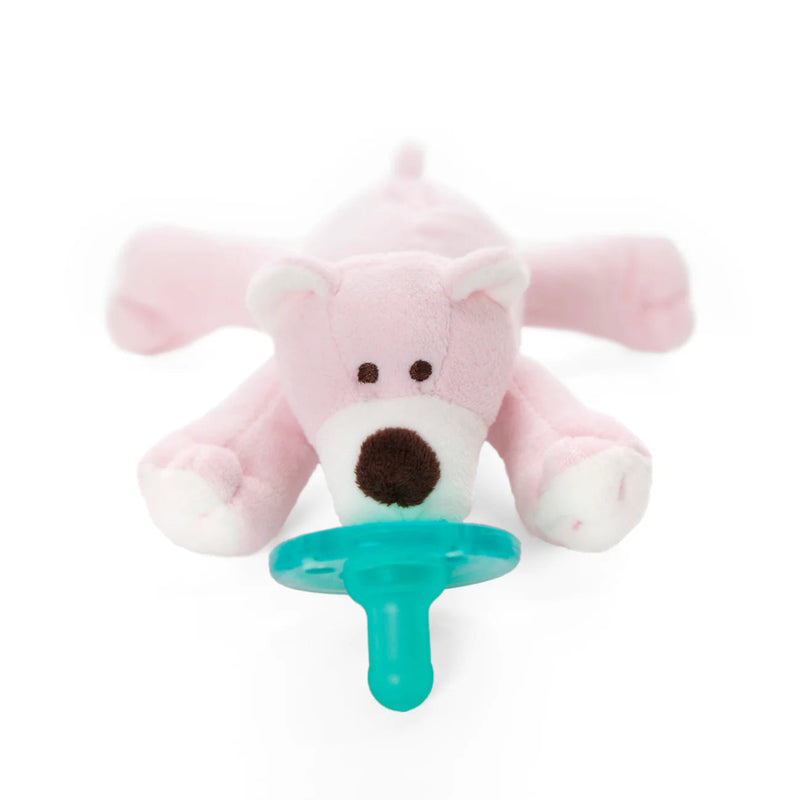 WubbaNub Infant Pacifier - Pink Bear-WUBBANUB-Little Giant Kidz