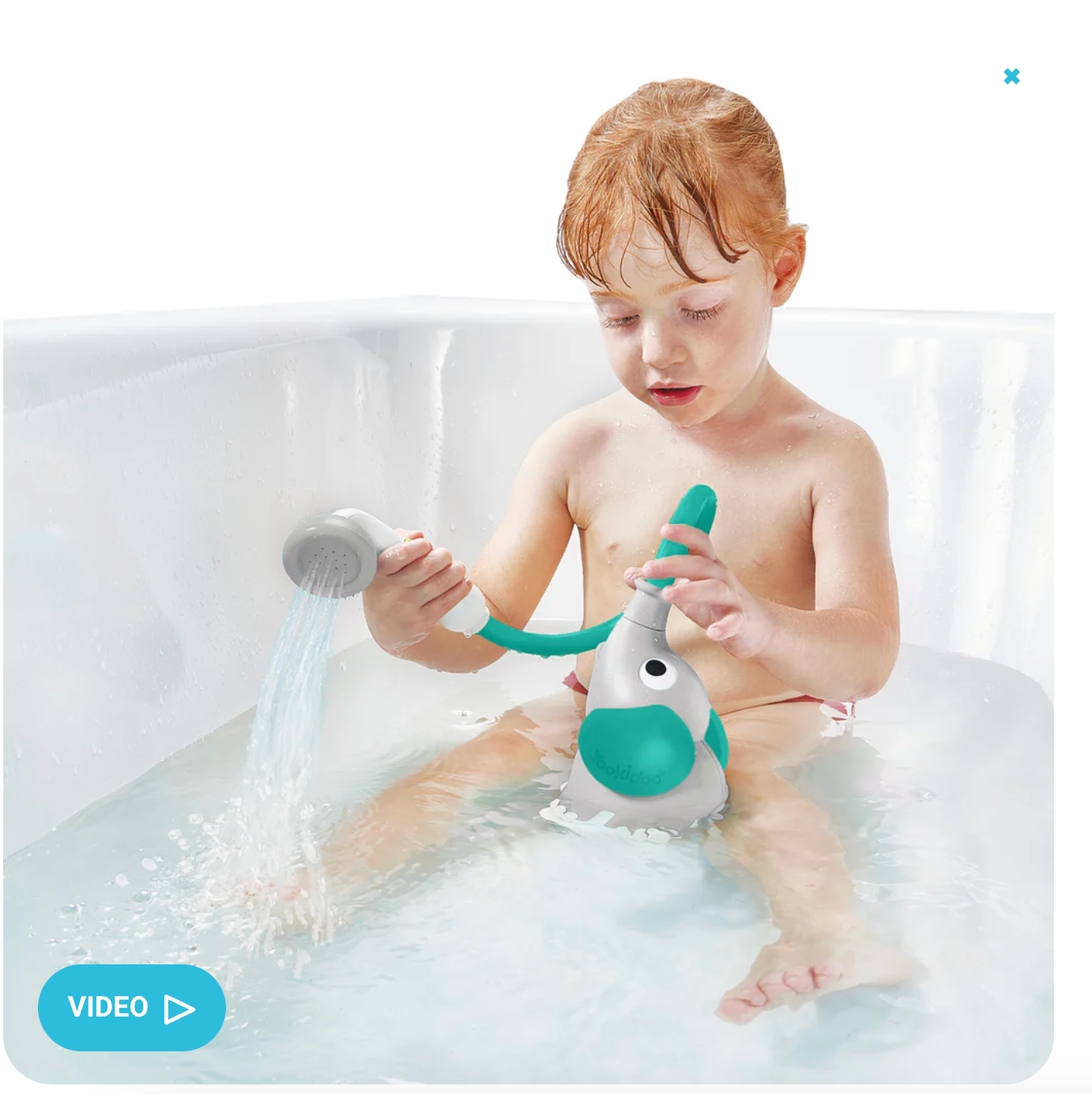 Yookidoo Elephant Baby Shower- Blue-YOOKIDOO-Little Giant Kidz