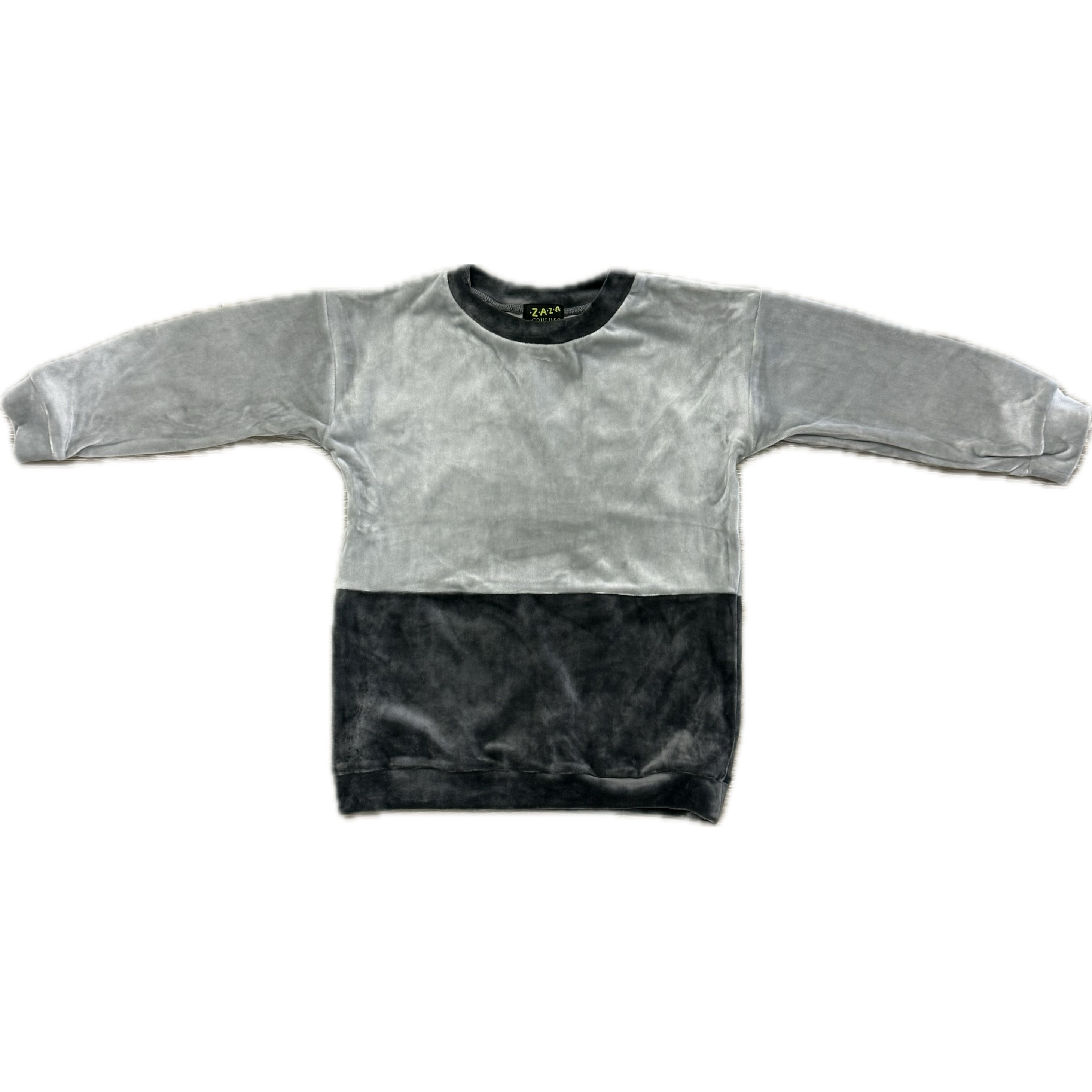 ZaZa Couture 2 Color Grey Tunic-ZAZA COUTURE-Little Giant Kidz