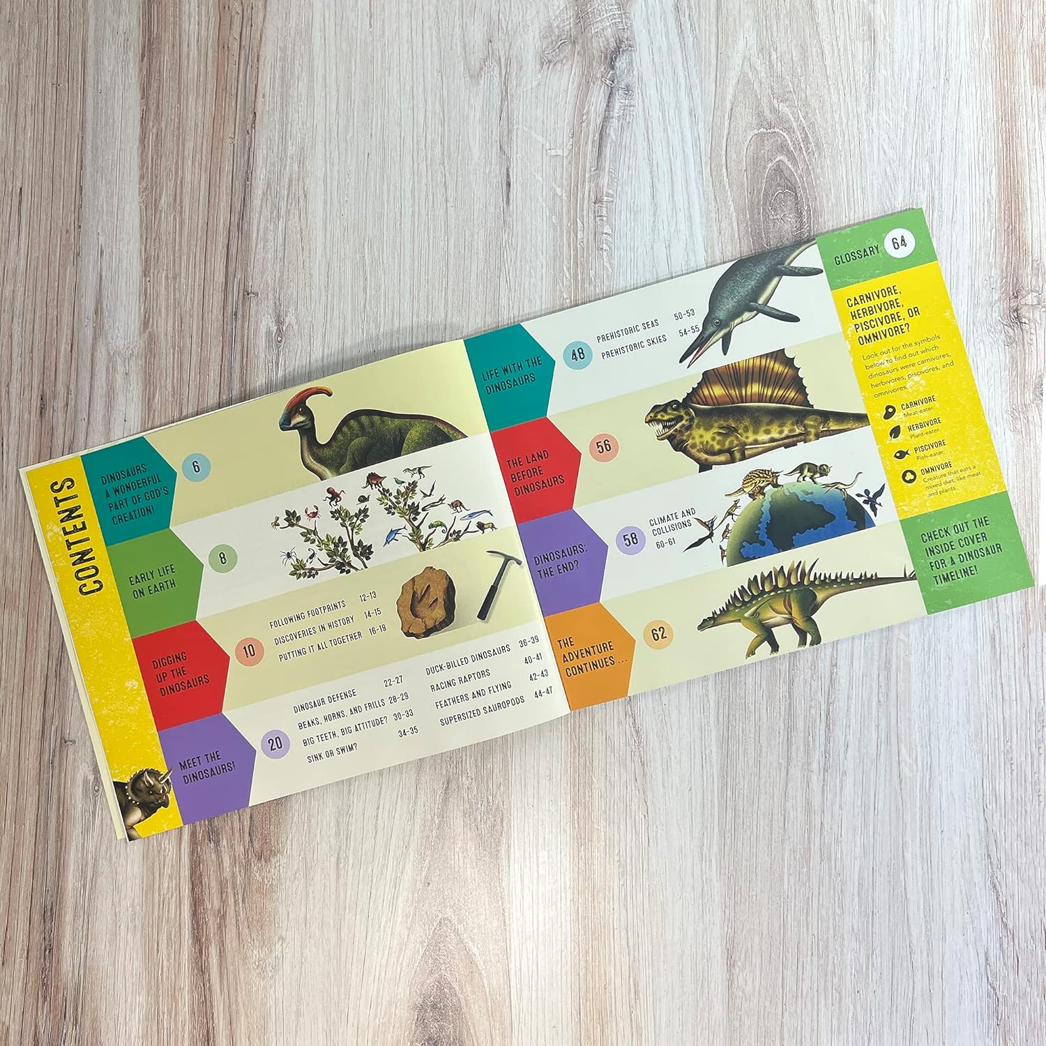 Zonder Kidz: God Made the Dinosaurs: Full of Dinotastic Illustrations and Facts-HARPER COLLINS PUBLISHERS-Little Giant Kidz