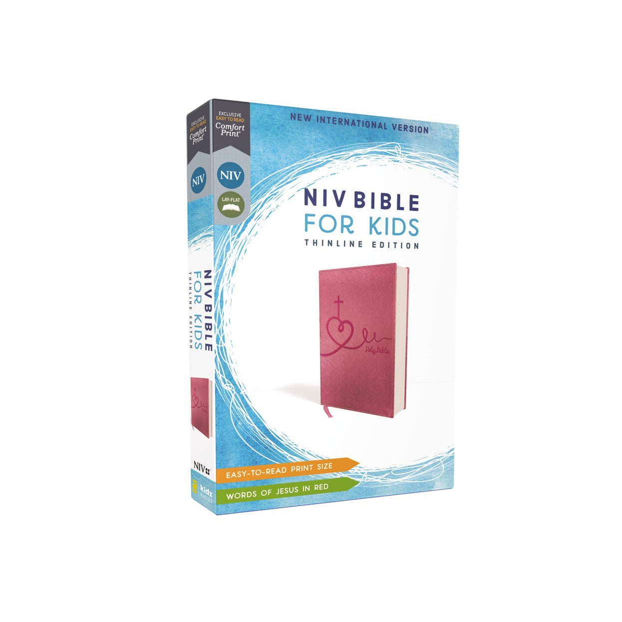 Zonder Kidz: NIV Bible for Kids - Thinline Edition - Pink-HARPER COLLINS PUBLISHERS-Little Giant Kidz