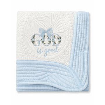 Zsa Zsa & Lolli Heirloom Quilt God Is Good Blue-Zsa Zsa & Lolli-Little Giant Kidz