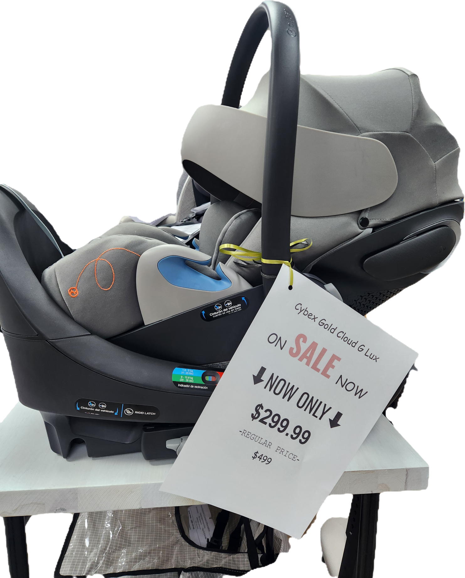 Cybex Gold Cloud G Lux with SensorSafe - Lava Grey