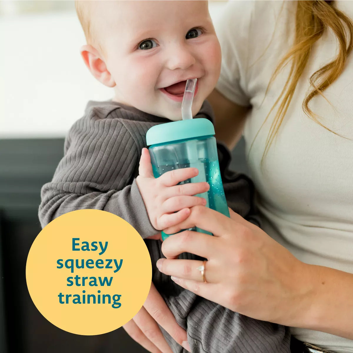 the first years Squeeze & Sip Straw Cup 2pk-BOON-Little Giant Kidz