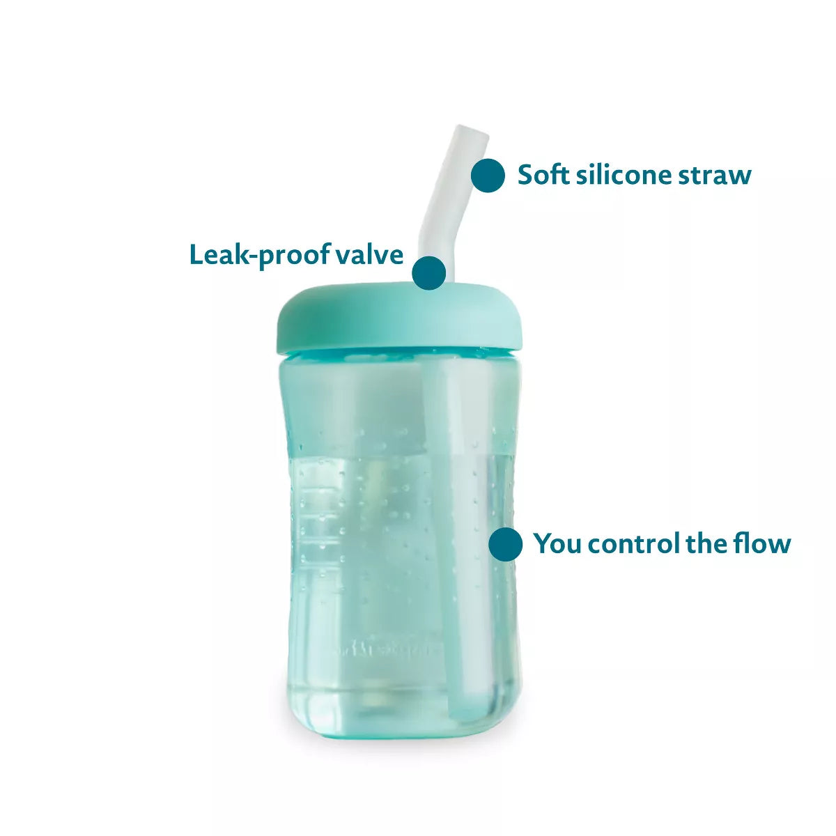 the first years Squeeze & Sip Straw Cup 2pk-BOON-Little Giant Kidz