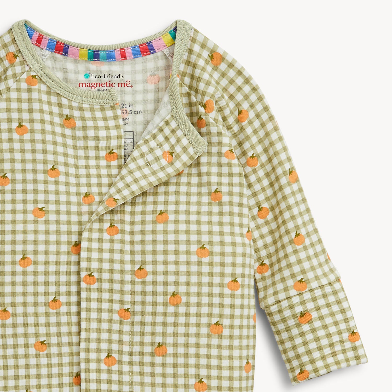 MAGNETIC ME Pumpkin Plaid Modal Conv Coverall