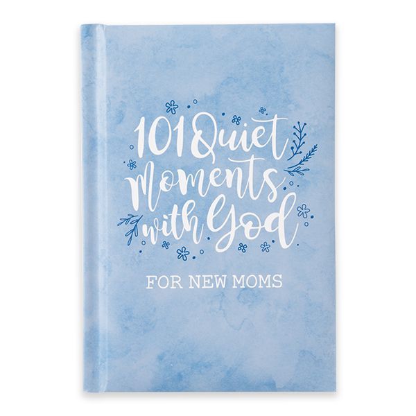101 Quiet Moments with God Book for New Moms - Blue-Shannon Road Gifts-Little Giant Kidz