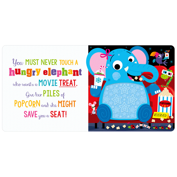 Make Believe Ideas: Never Touch a Hungry Hippo (Board Book)