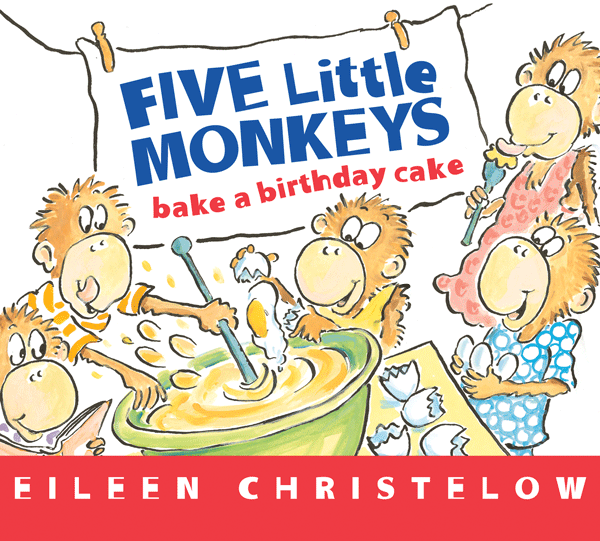 Harper Collins: Five Little Monkeys Bake a Birthday Cake (Board Book)
