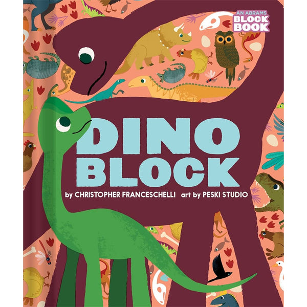 Abrams Books: Dinoblock (An Abrams Block Board Book)-ABRAMS BOOKS-Little Giant Kidz