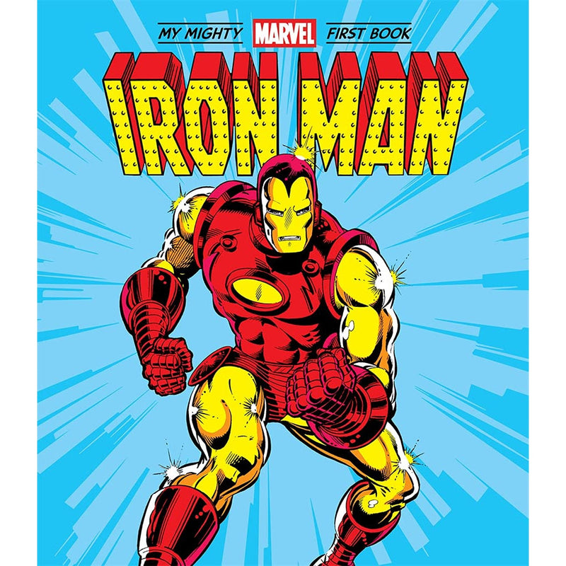 Abrams Books: Iron Man: My Mighty Marvel First Book (Board Book)-ABRAMS BOOKS-Little Giant Kidz