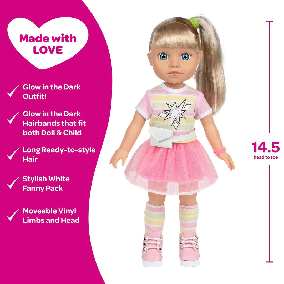 Adora Glow Girls Riley - 14.5" Glow Doll-ADORA PLAY-Little Giant Kidz