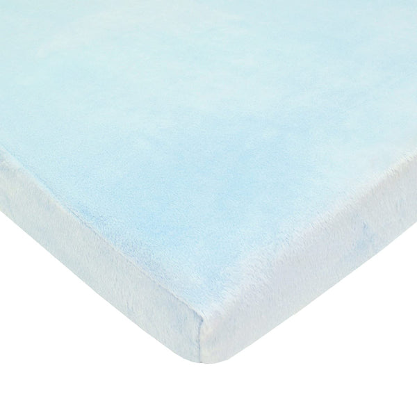 American Baby Co. Heavenly Soft Chenille Fitted Bassinet Sheet - Solid (15" x 33")-ABC-Little Giant Kidz