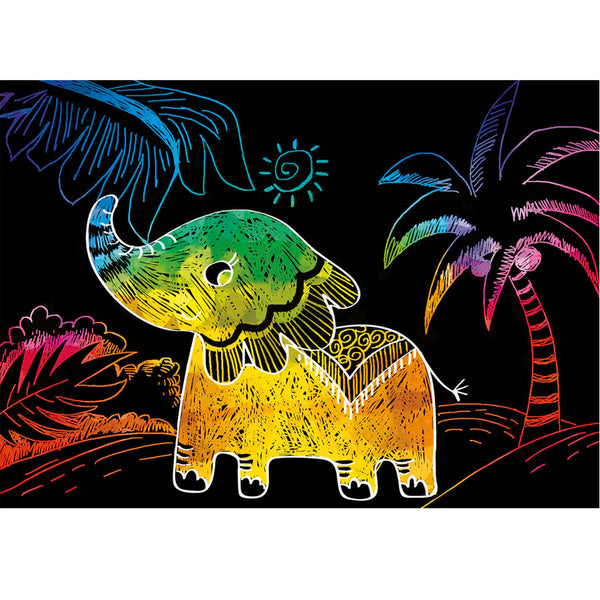 Avenir Scratch Art Mini Book - Animals-DAM Good Ideas-Little Giant Kidz