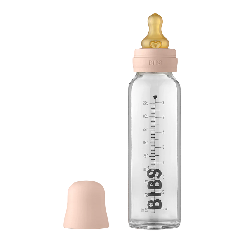 BIBS Baby Glass Bottle Complete Set - 225ml-Maighan Distribution-Little Giant Kidz