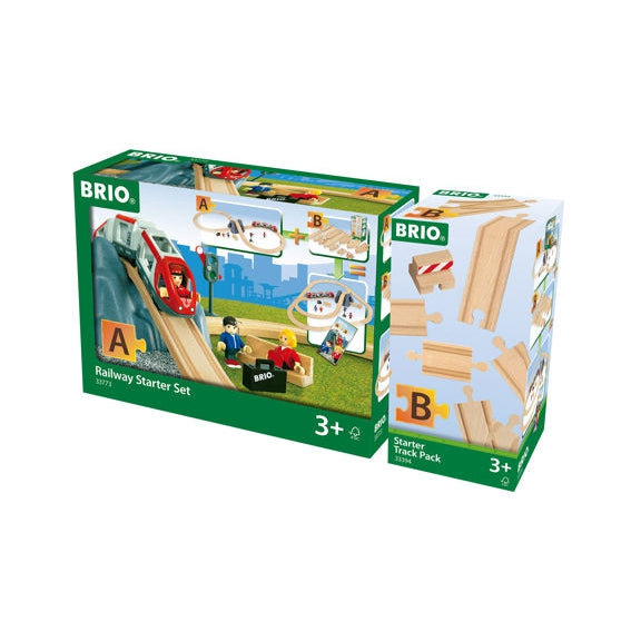 BRIO Railway Starter Set (Set A)-BRIO-Little Giant Kidz