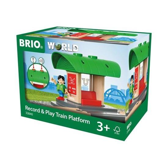 BRIO Record & Play Train Platform-BRIO-Little Giant Kidz