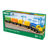 BRIO Three-Wagon Cargo Train-BRIO-Little Giant Kidz