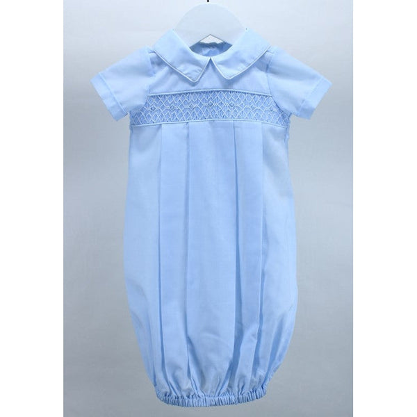 Baby Blessings David Light Blue Gown-Baby Blessings Clothing-Little Giant Kidz
