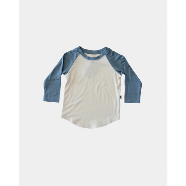 Baby Sprouts Baseball Tee - Slate Blue-Baby Sprouts-Little Giant Kidz
