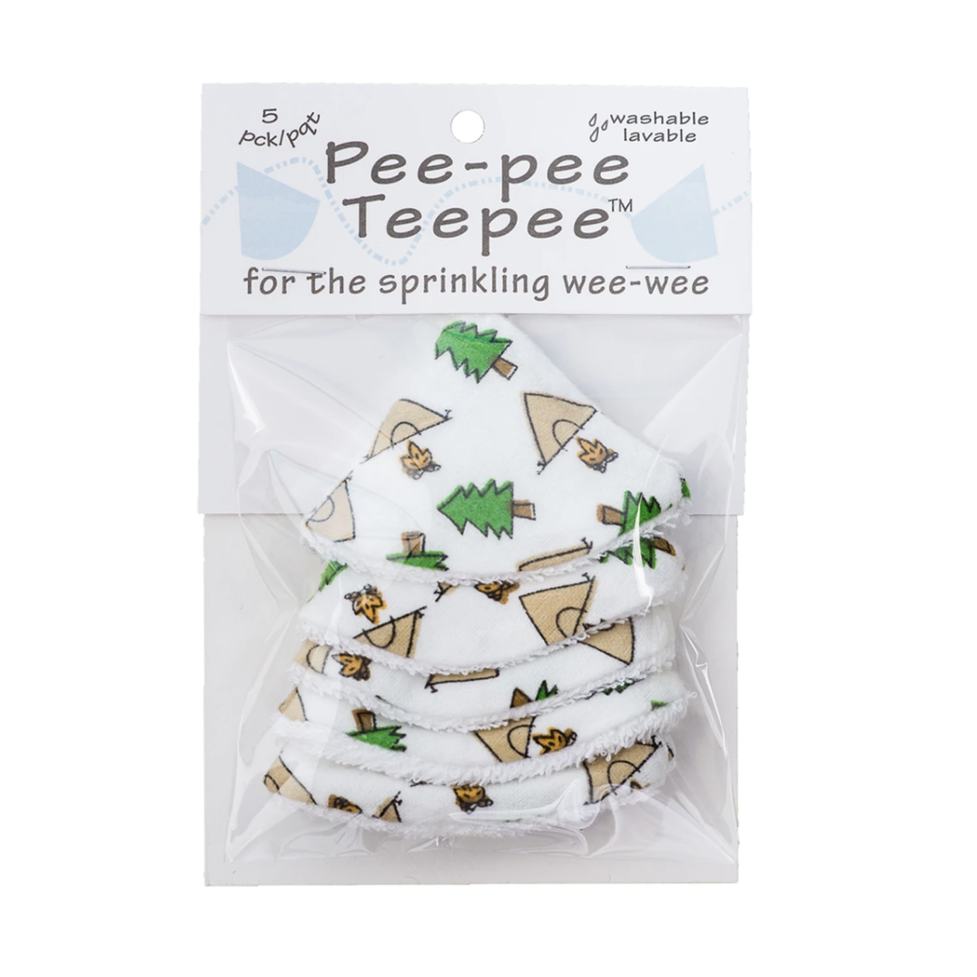 Beba Bean Designs Pee-Pee Teepee - Camping White-BEBA BEAN DESIGNS-Little Giant Kidz