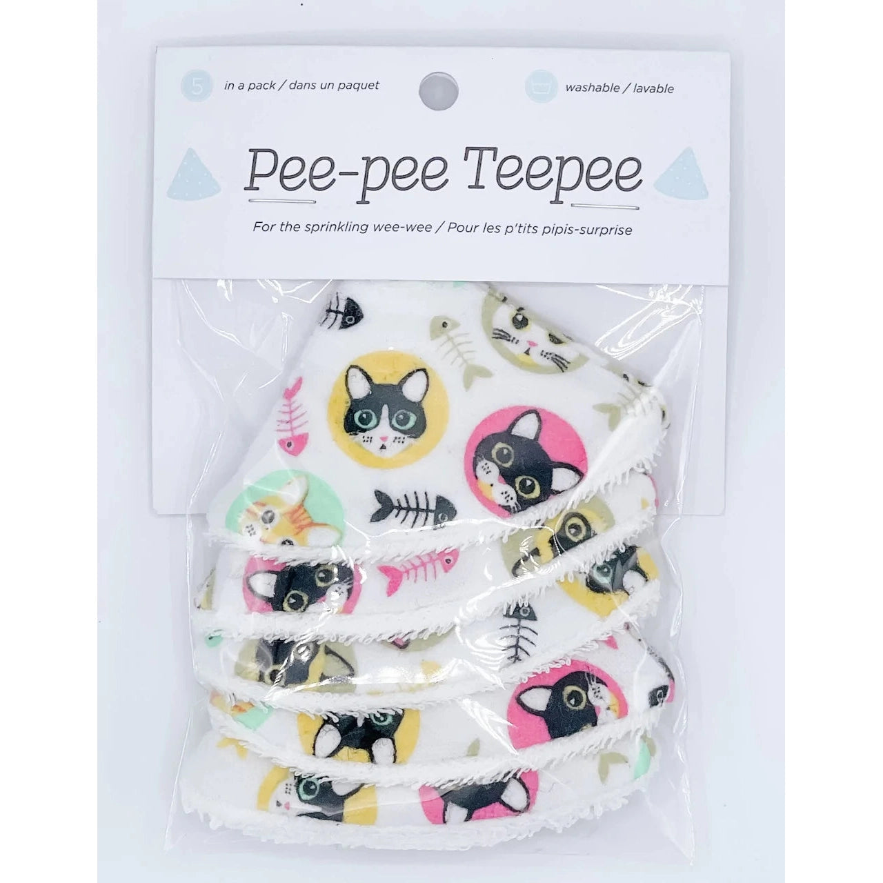 Beba Bean Designs Pee-Pee Teepee - Cats-BEBA BEAN DESIGNS-Little Giant Kidz
