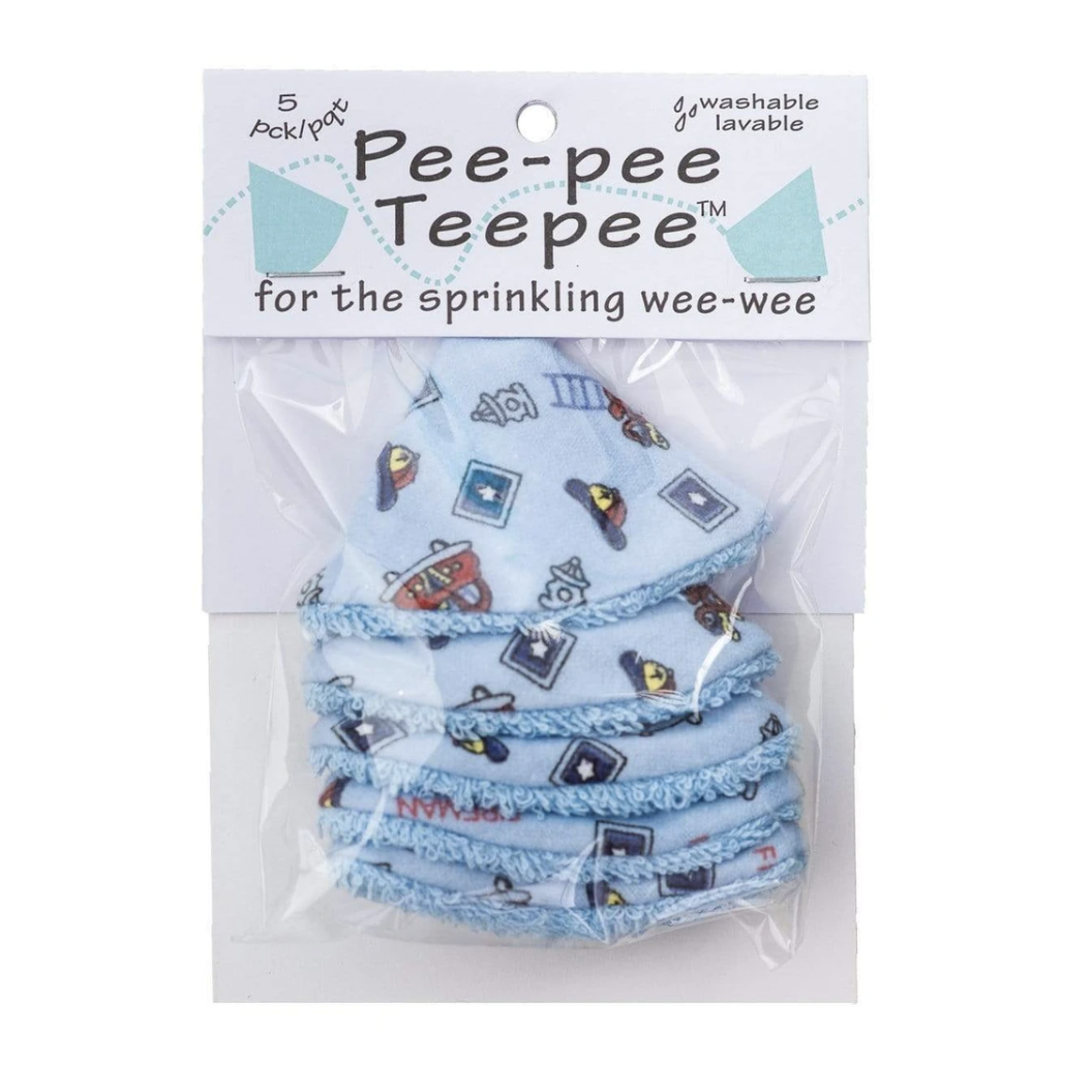 Beba Bean Designs Pee-Pee Teepee - Firedog Blue-BEBA BEAN DESIGNS-Little Giant Kidz