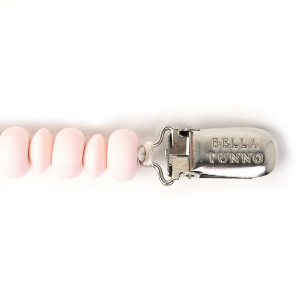 Bella Tunno Pacifier Clip - Light Pink-BELLA TUNNO-Little Giant Kidz