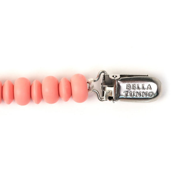 Bella Tunno Pacifier Clip - Pink-BELLA TUNNO-Little Giant Kidz