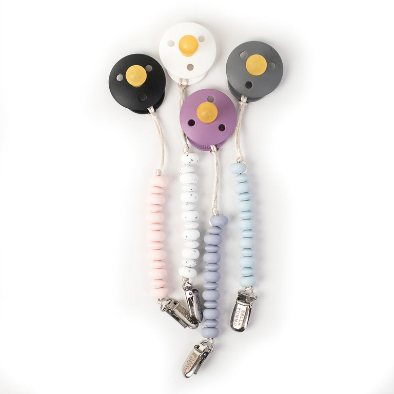 Bella Tunno Pacifier Clip - Pink-BELLA TUNNO-Little Giant Kidz