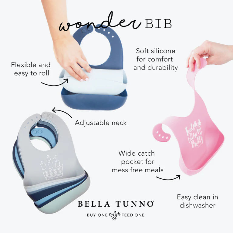 Bella Tunno Wonder Bib - Hello Gorgeous (Lavender)-BELLA TUNNO-Little Giant Kidz