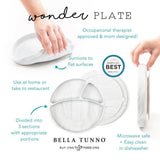 Bella Tunno Wonder Plate - Give Peas A Chance-BELLA TUNNO-Little Giant Kidz