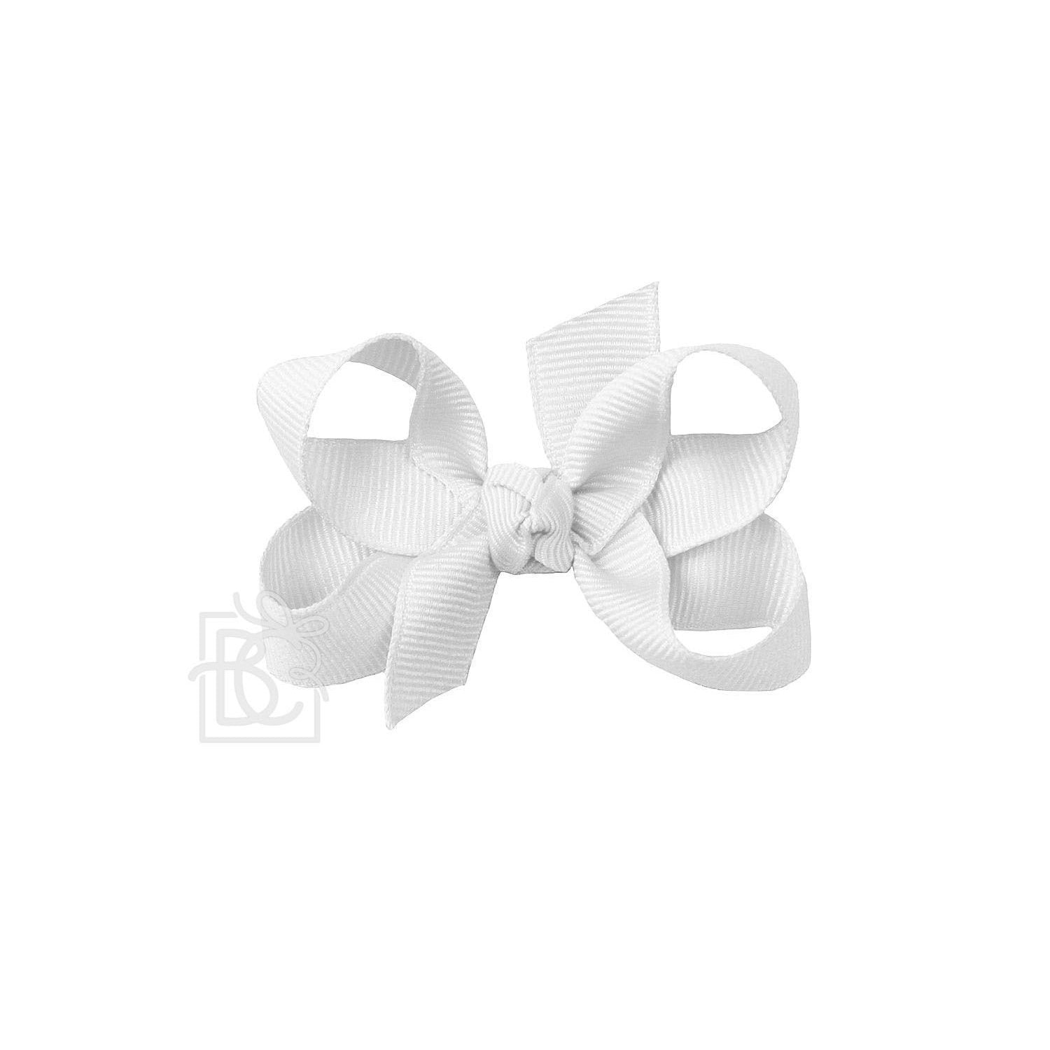 Beyond Creations Small Grosgrain Double Knot Bow (BKSAC)-BEYOND CREATIONS-Little Giant Kidz