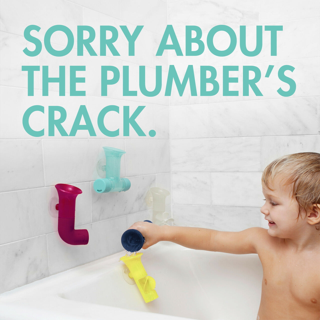 Boon PIPES Building Bath Toy Set Plum/Multi