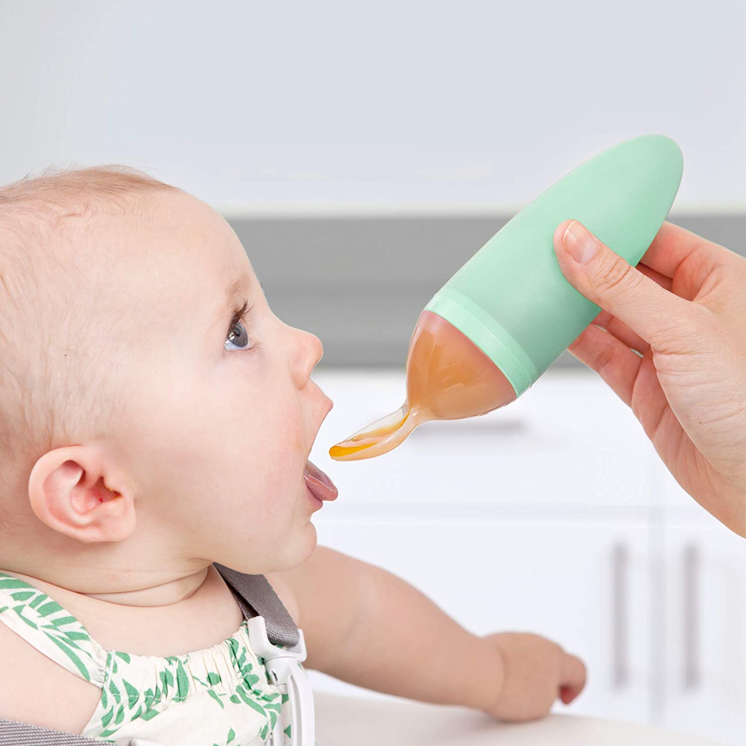 Boon SQUIRT Baby Food Dispensing Spoon - Mint-BOON-Little Giant Kidz