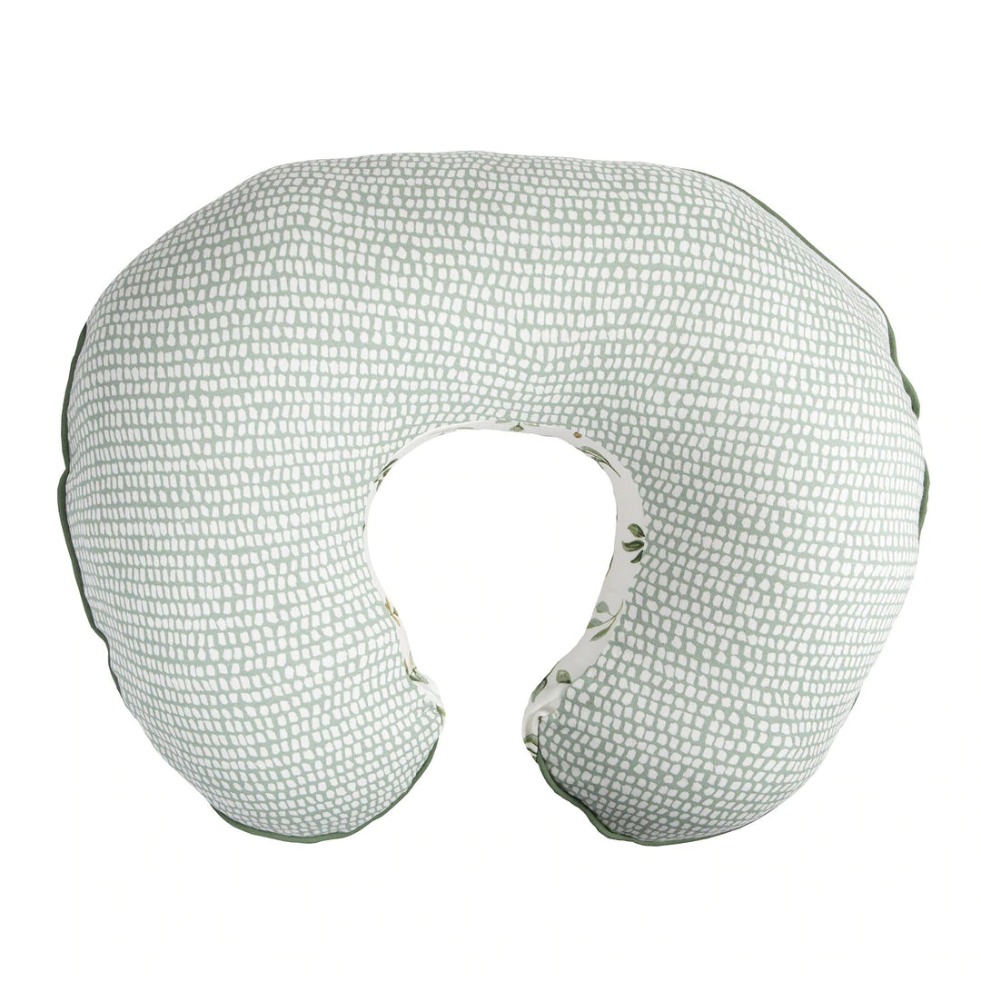 Boppy Organic Original Support Cover Green Little Leaves
