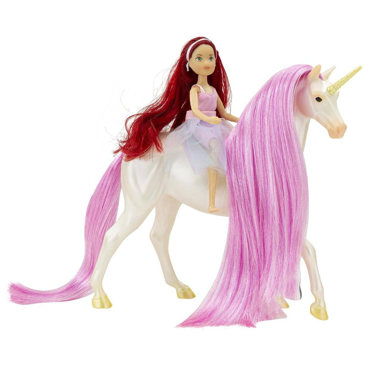 Breyer Freedom Series Magical Unicorn Sky & Fantasy Rider Meadow-BREYER-Little Giant Kidz