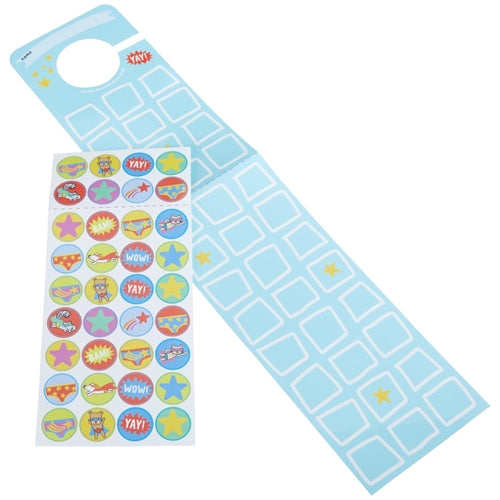 C.R. Gibson Potty Super Hero Door Knob Reward Sticker Set-CR GIBSON-Little Giant Kidz
