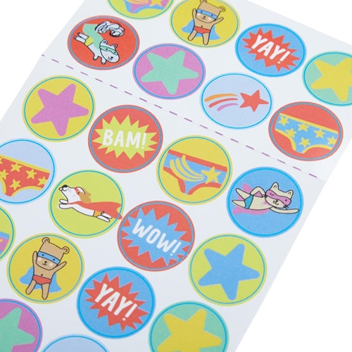 C.R. Gibson Potty Super Hero Door Knob Reward Sticker Set-CR GIBSON-Little Giant Kidz