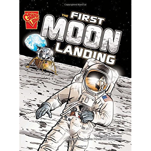 Capstone Publishing: The First Moon Landing (Paperback Book)-CAPSTONE PUBLISHING-Little Giant Kidz